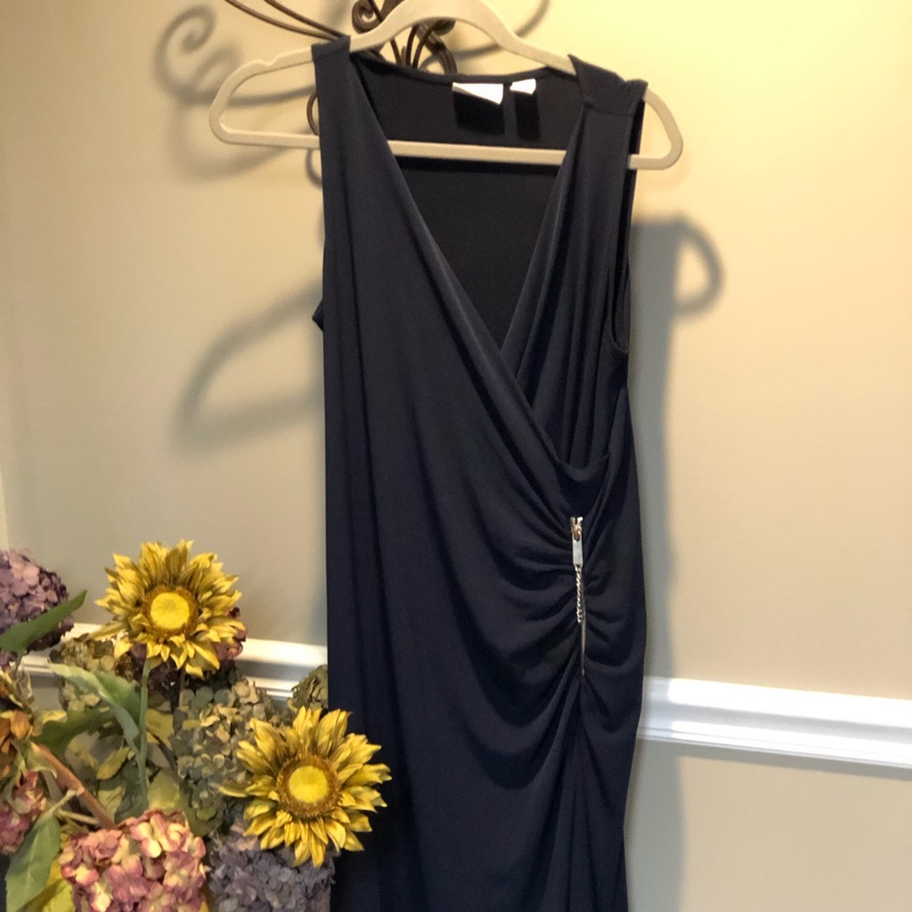 Chico's Zipper hi-low dress